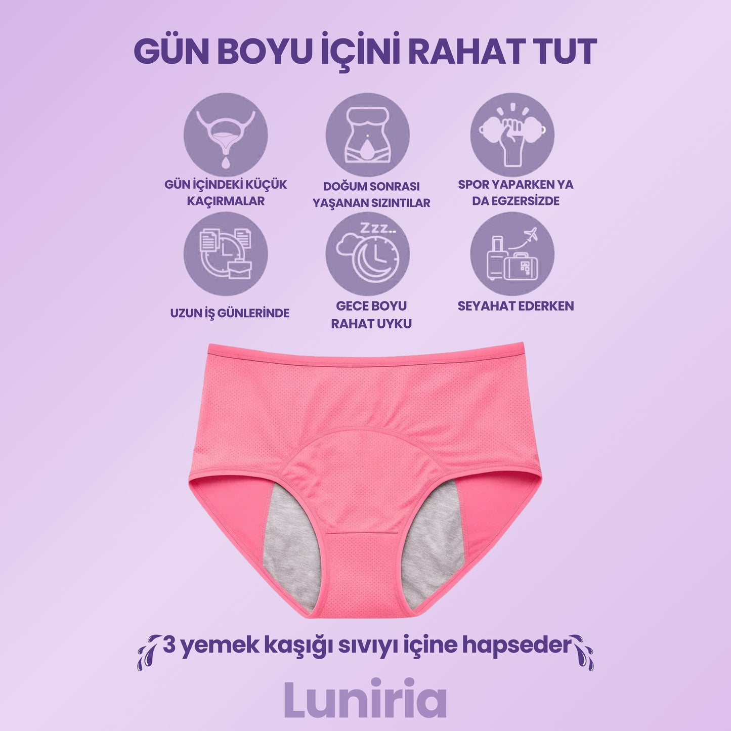 Luniria™ Sızdırmayan İç Çamaşırı