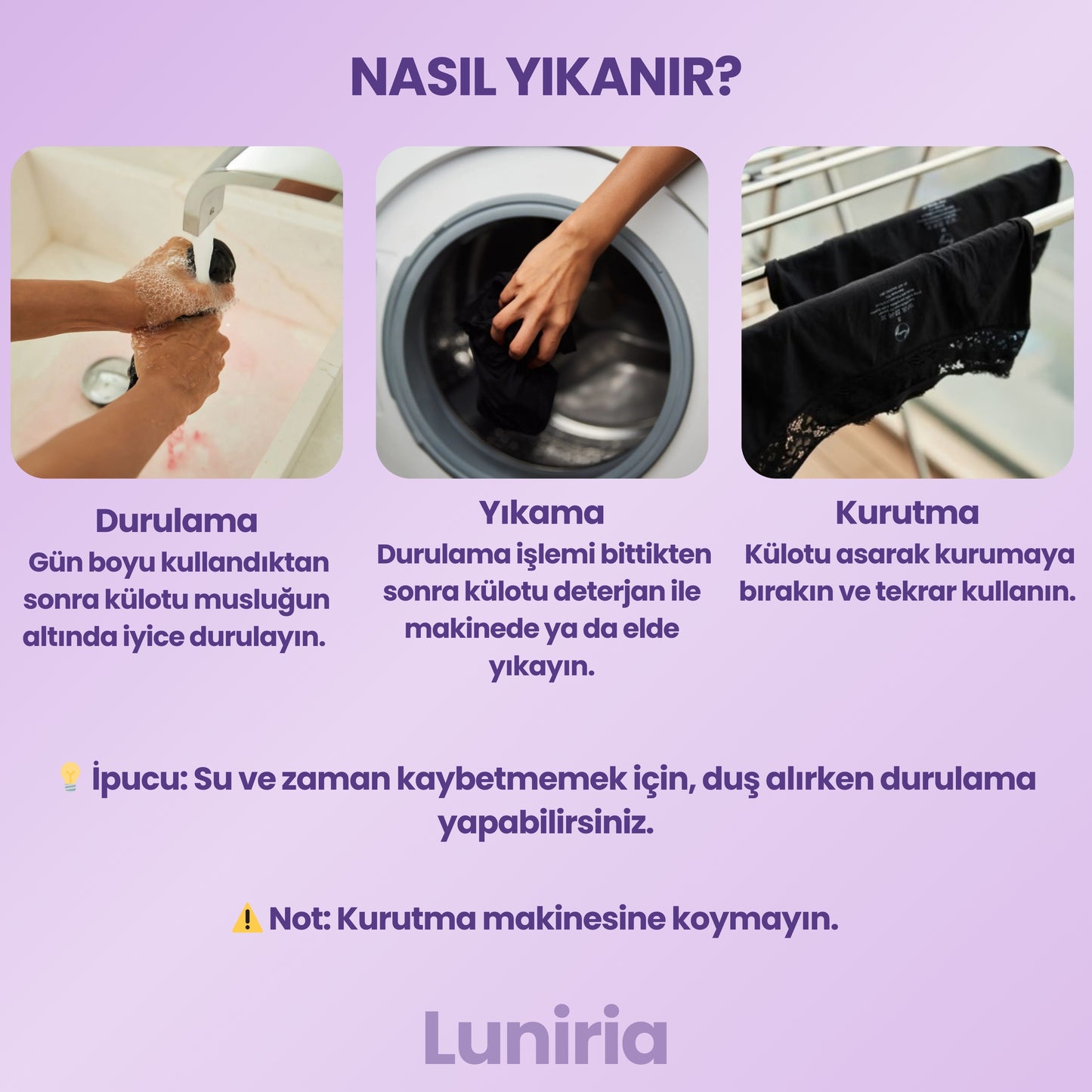 Luniria™ Sızdırmayan İç Çamaşırı